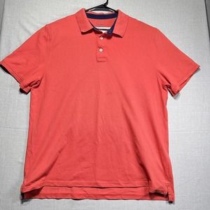 LL Bean Polo Shirt Men’s Size XL Reg Slightly Fitted Orange Short Sleeve